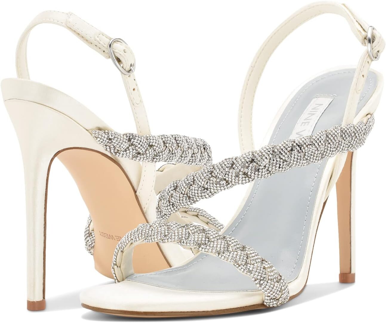 

Босоножки Tiff 7 Nine West, цвет Ivory Satin