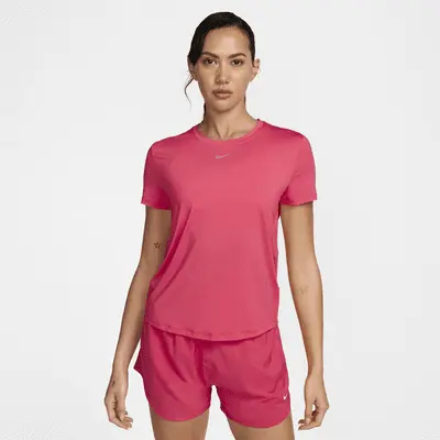 

Футболка Nike One Classic, цвет Aster Pink/Black