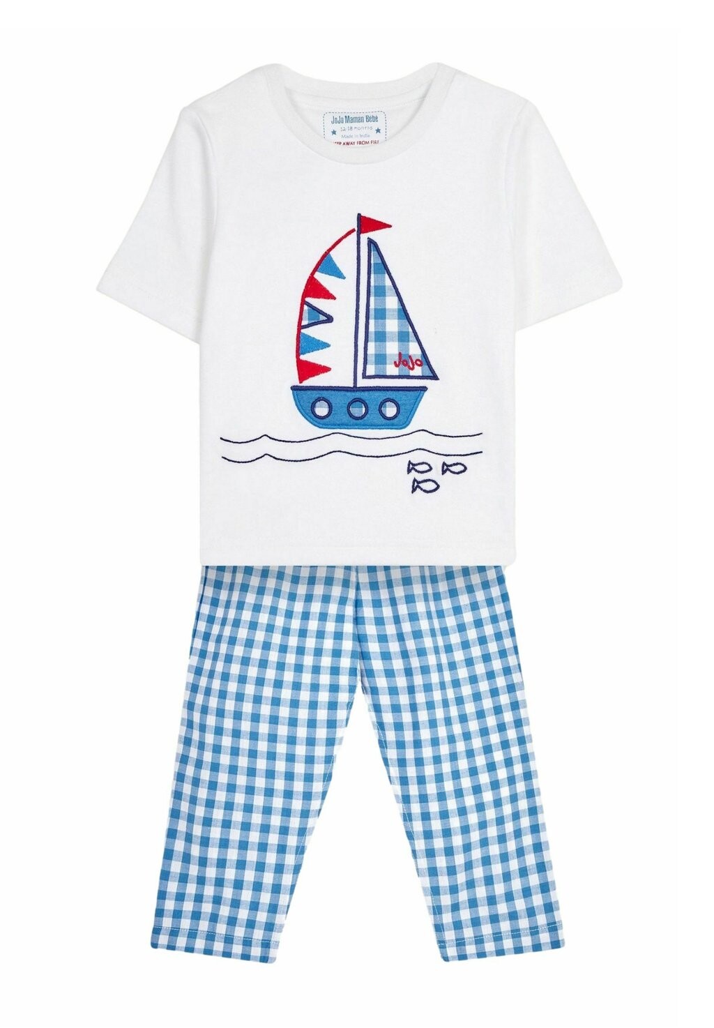 

Пижама REGULAR FIT SET JoJo Maman Bébé, белый