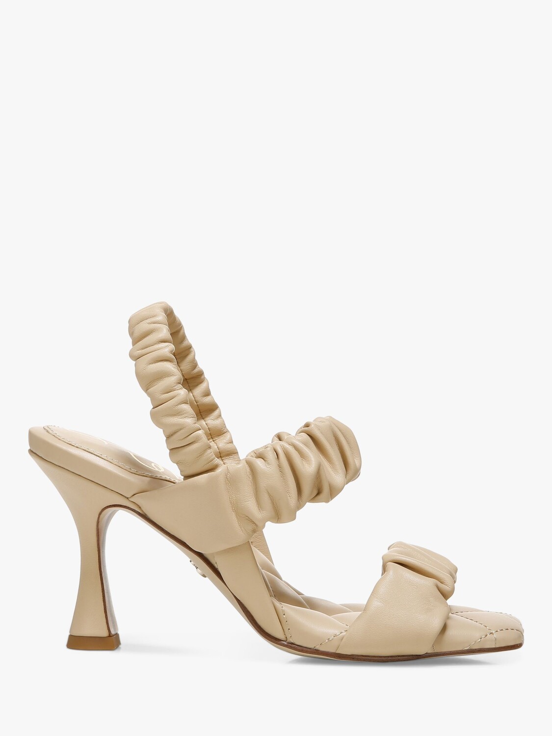 

Босоножки на каблуке Sam Edelman Marlena с рюшами и ремешками, миндальный