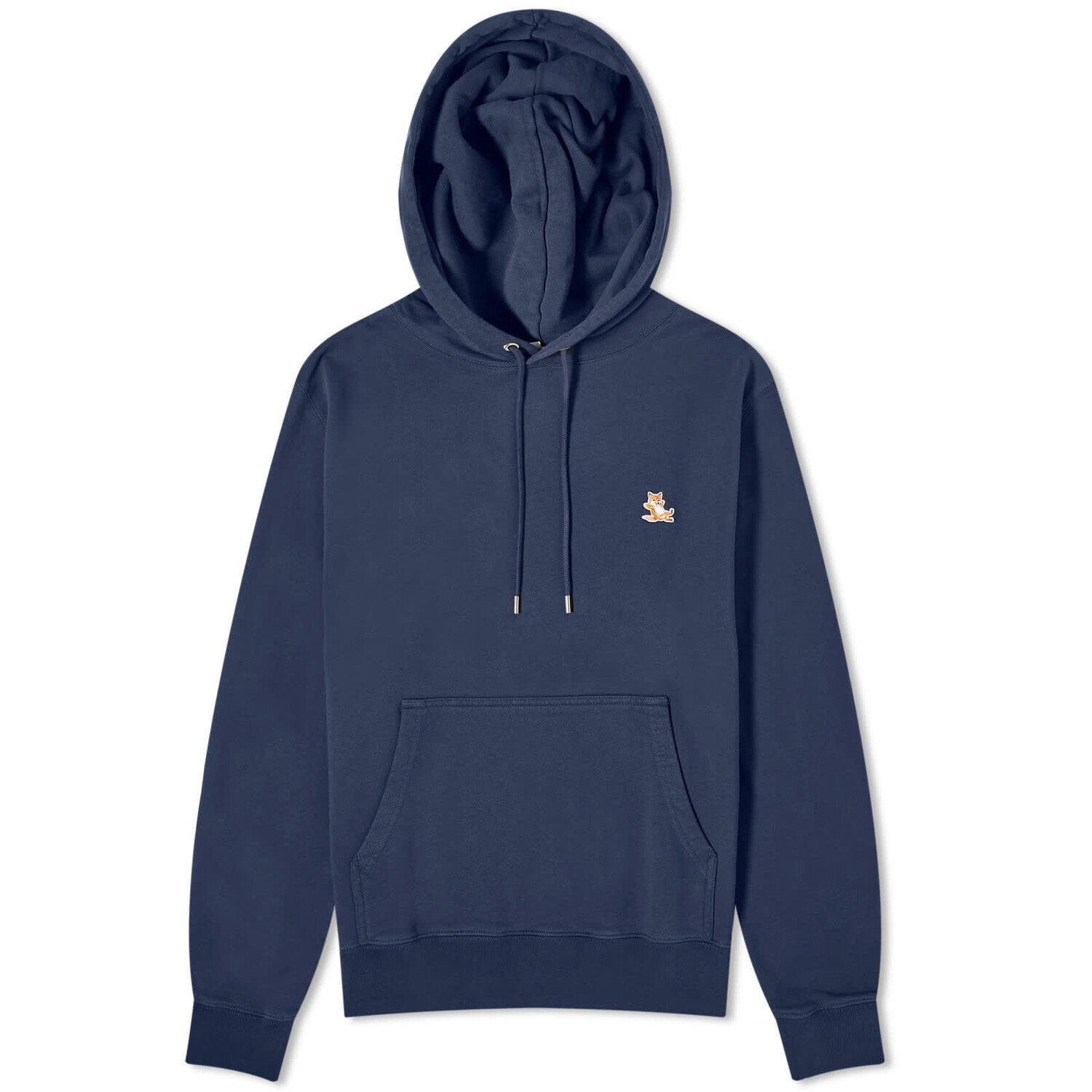 

Худи Maison Kitsune Chillax Fox Patch, цвет Ink Blue