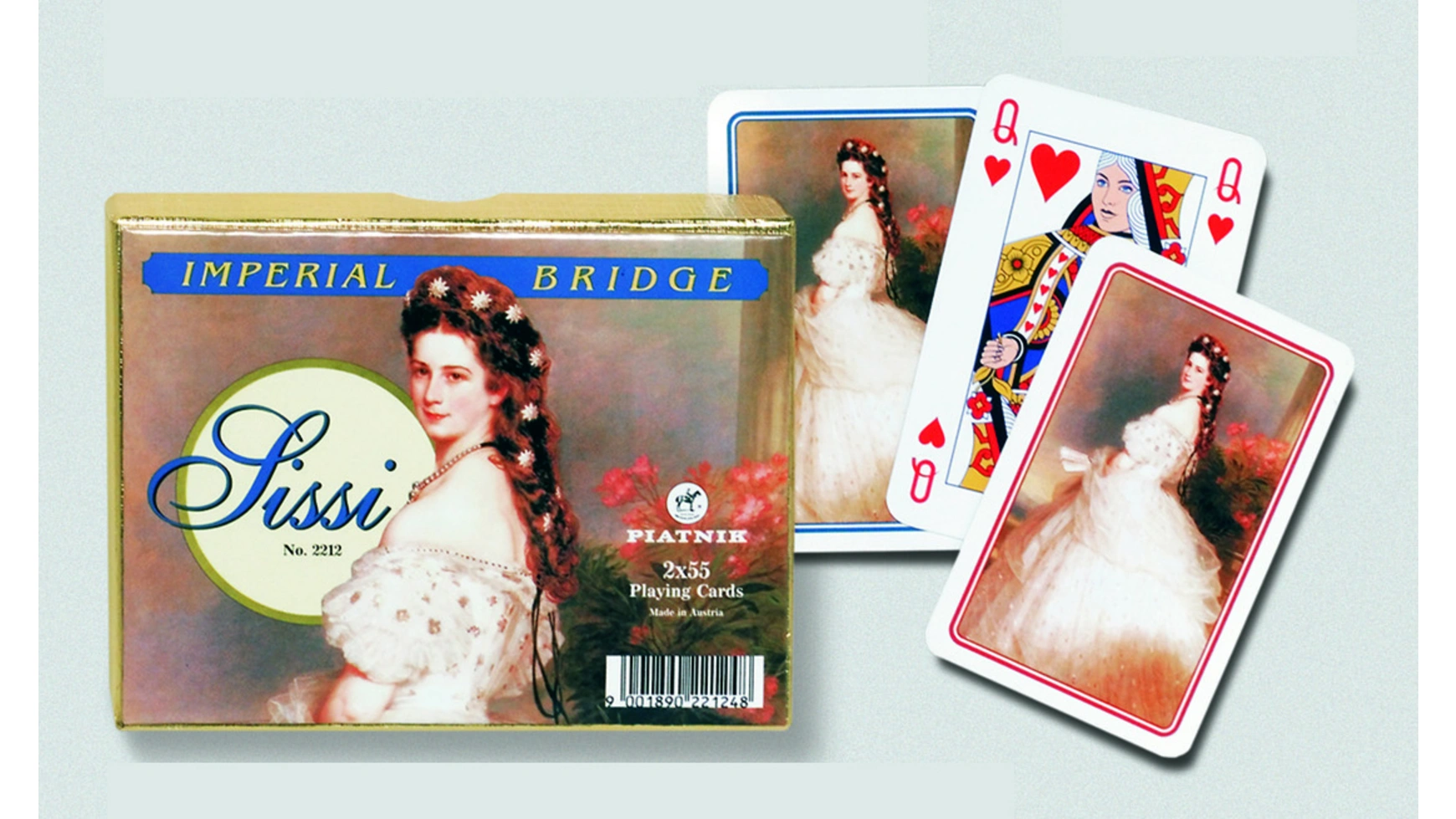 Игральные карты sissi imperial bridge с обложкой императрицы сисси