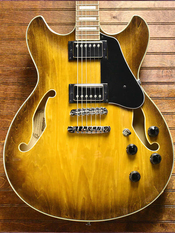 

Электрогитара Ibanez Artcore AS73 Semi-Hollow Electric Guitar - Tobacco Brown