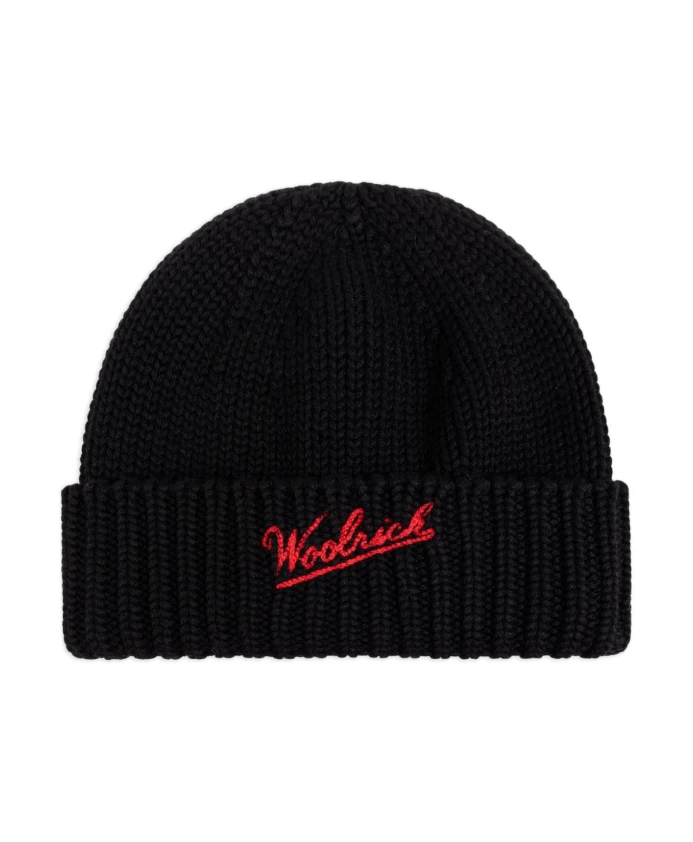 

Кепки с логотипом в рубчик Woolrich, черный