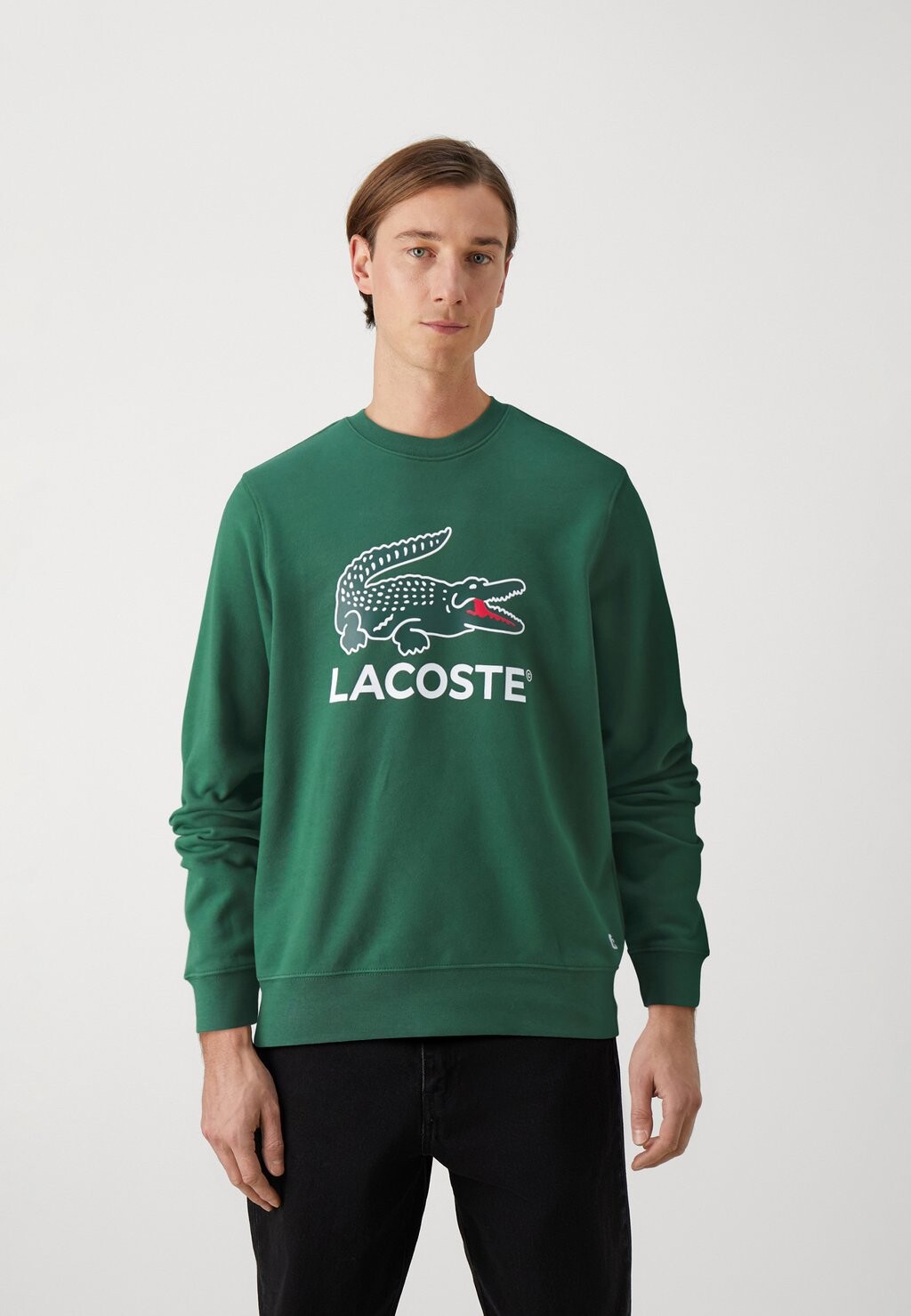

Толстовка с капюшоном Lacoste, зеленый