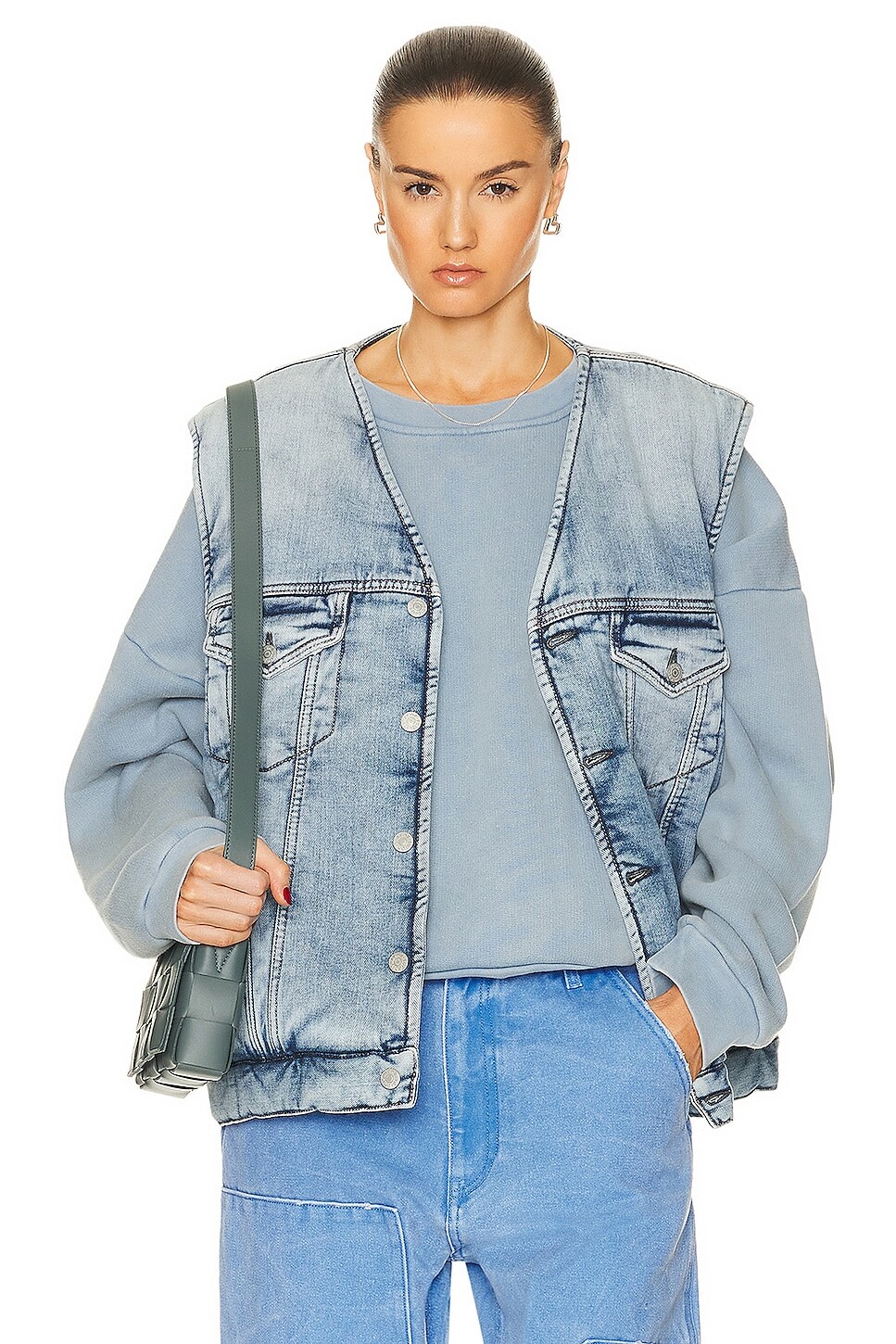 

Жилет Acne Studios Soft Padded, цвет Light Blue