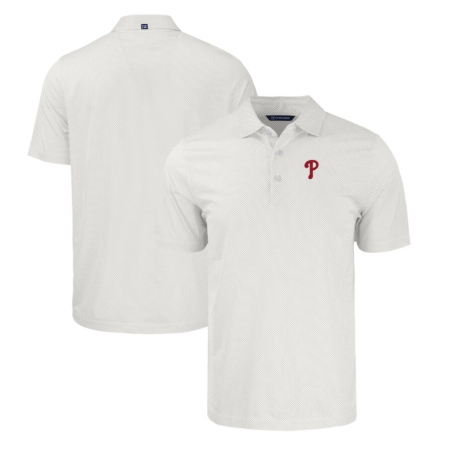

Поло с коротким рукавом Cutter & Buck Philadelphia Phillies, белый