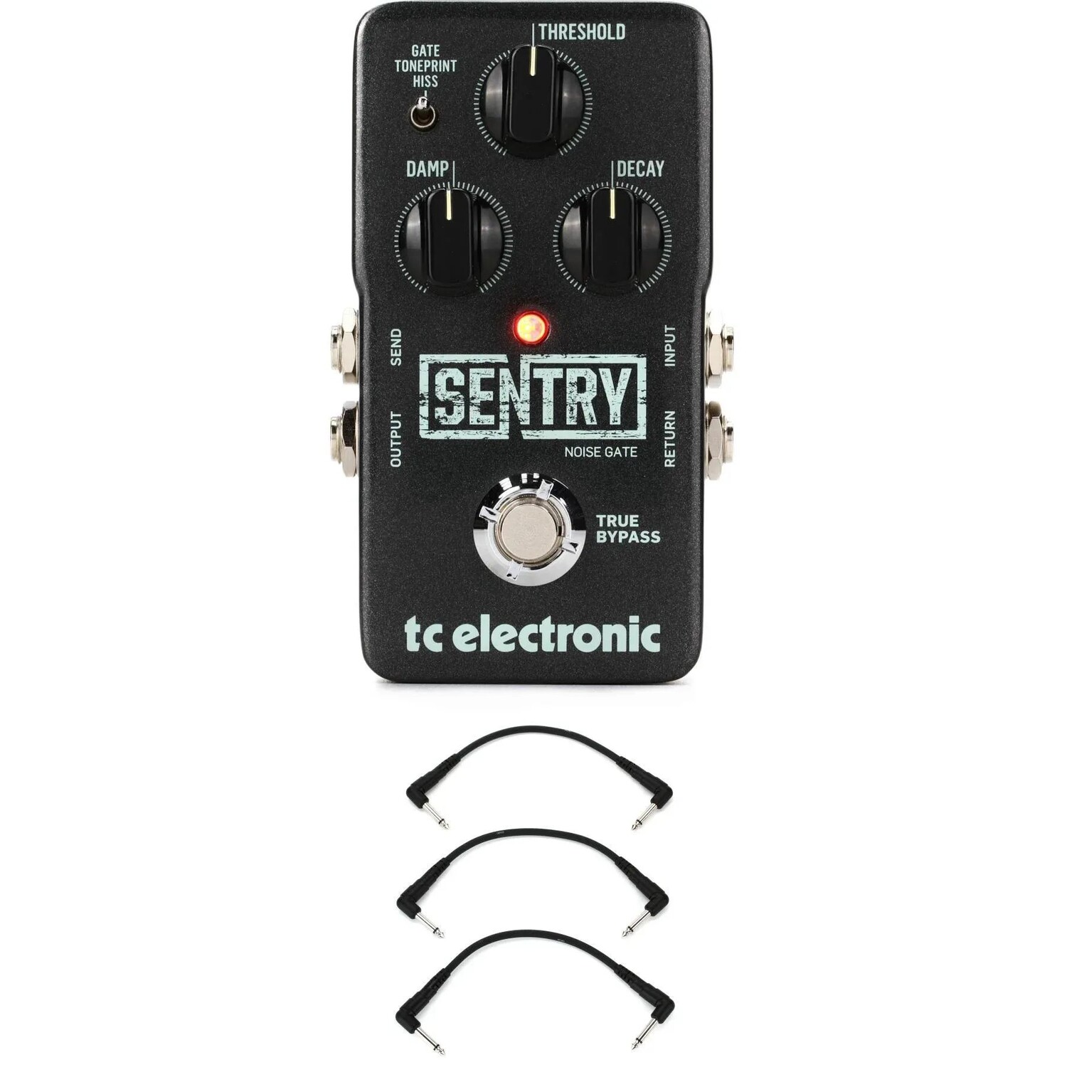 

Педаль TC Electronic Sentry Noise Gate с 3 патч-кабелями