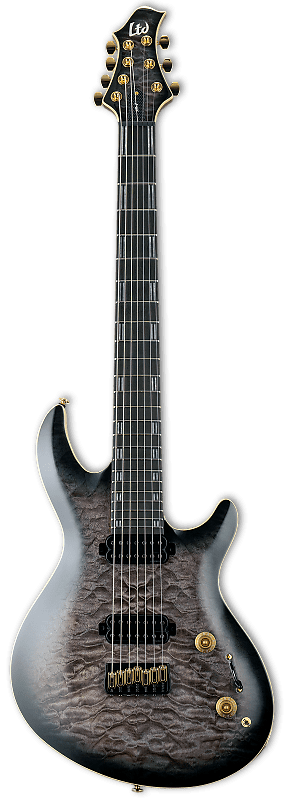 Электрогитара ESP LTD JR-7 Faded Blue Sunburst w/Case электрогитара esp ltd jr 208 javier reyes signature 8 string guitar – pelham blue