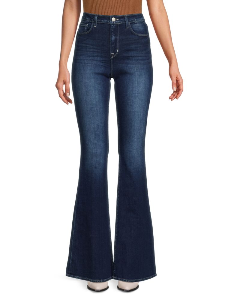 Расклешенные джинсы Bell с высокой посадкой L'Agence, цвет Frisco