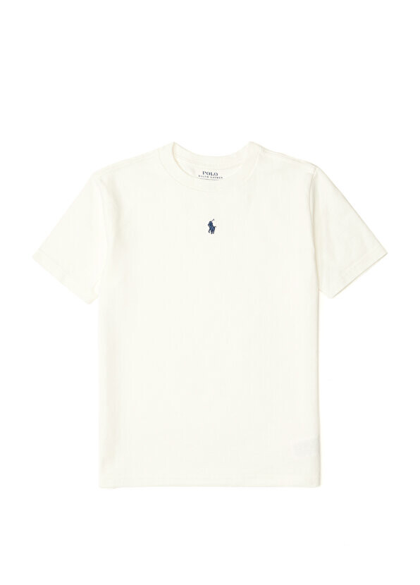 

Белая футболка с логотипом для мальчика Polo Ralph Lauren