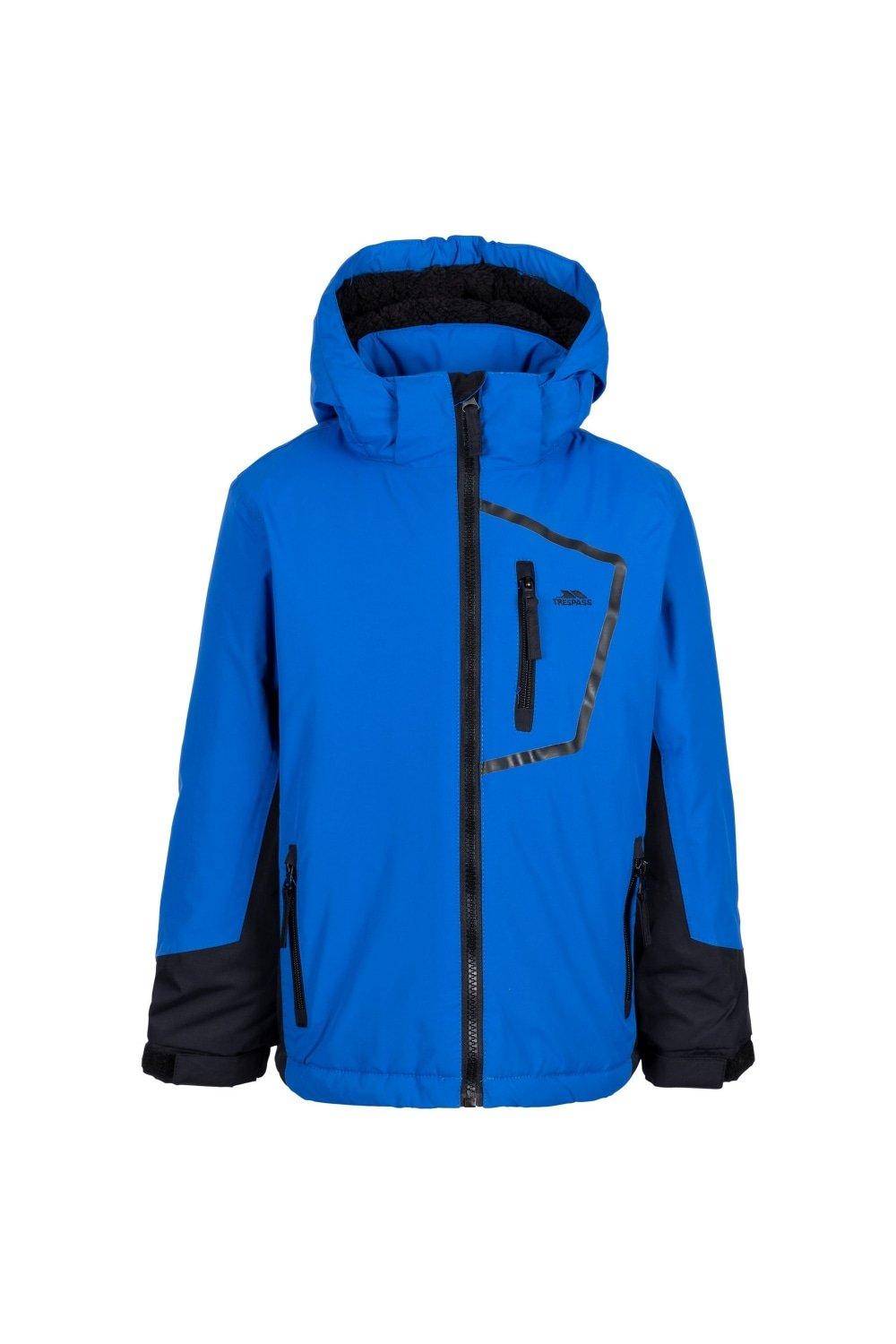 цена Куртка Elder с контрастной отделкой Trespass, синий