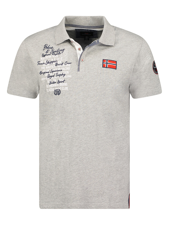 

Поло Geographical Norway, серый