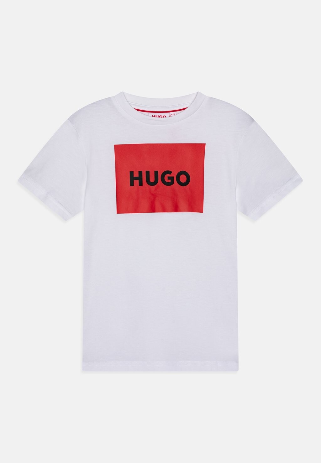 Футболка с принтом SHORT SLEEVES TEE HUGO Kids, цвет white цена и фото