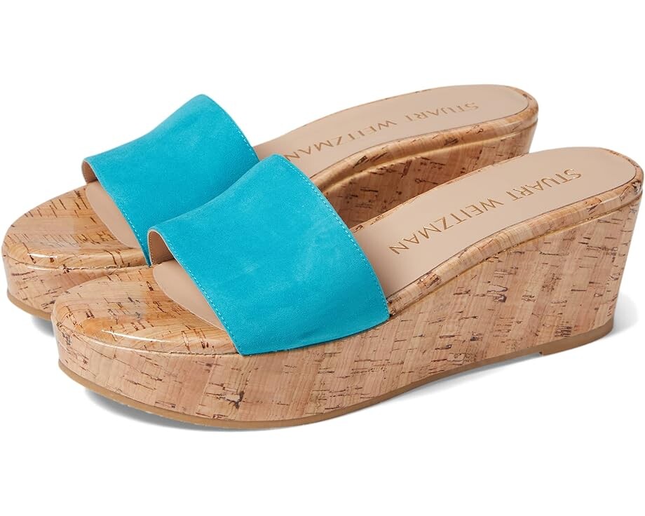 

Туфли Stuart Weitzman Summer Wedge, цвет Capri