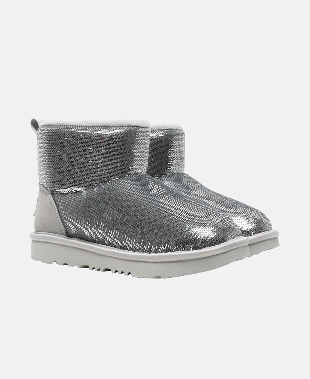 

Сапоги Ugg, серебряный