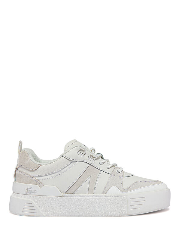 

L002 женские белые кроссовки Lacoste