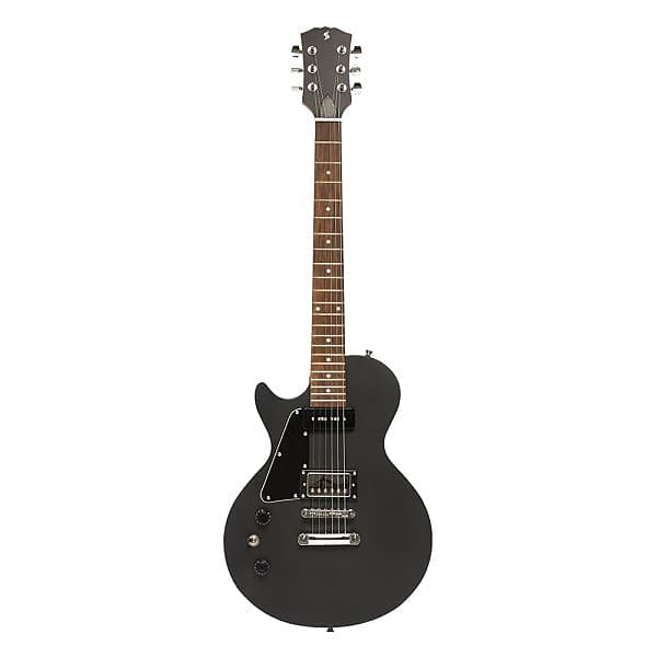 Электрогитара Stagg SEL-HB90 BLK LH Standard Series Solid Mahogany Body 6-String Electric Guitar For Left Handed Players