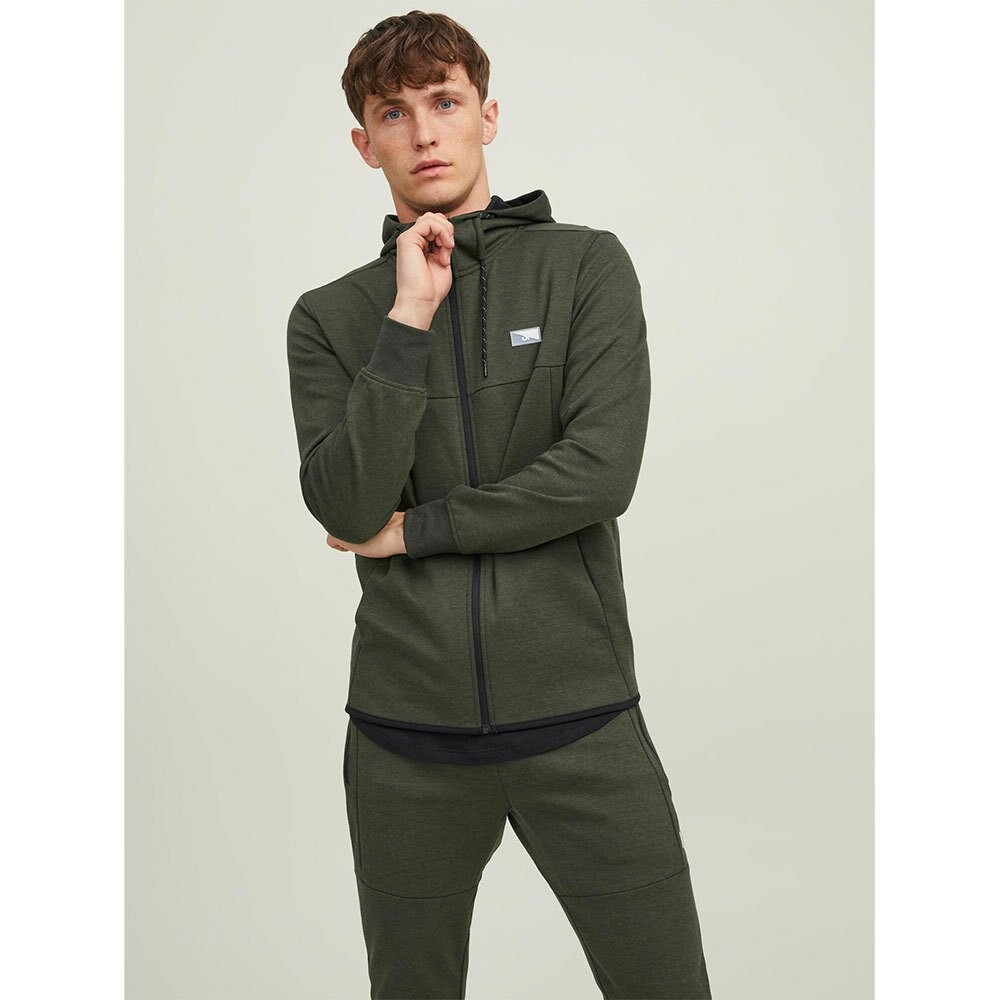 

Толстовка Jack & Jones Air Full Zip, зеленый