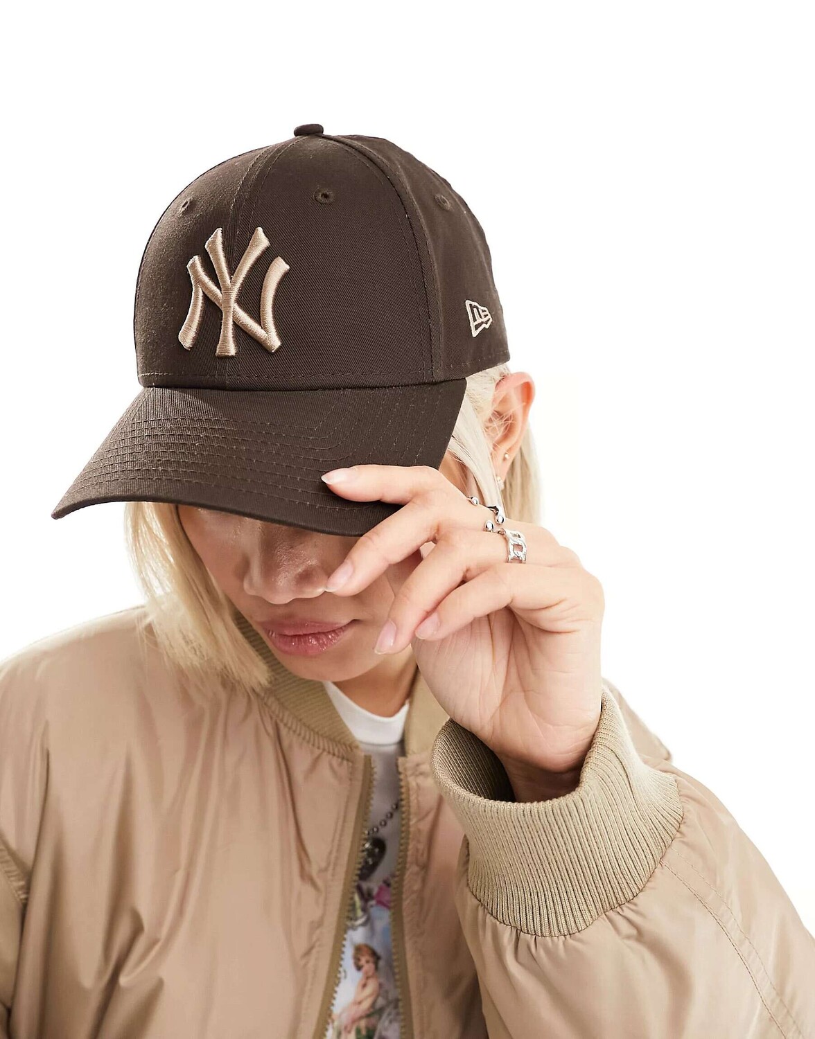 

Коричневая кепка New Era 9Forty NY Yankees