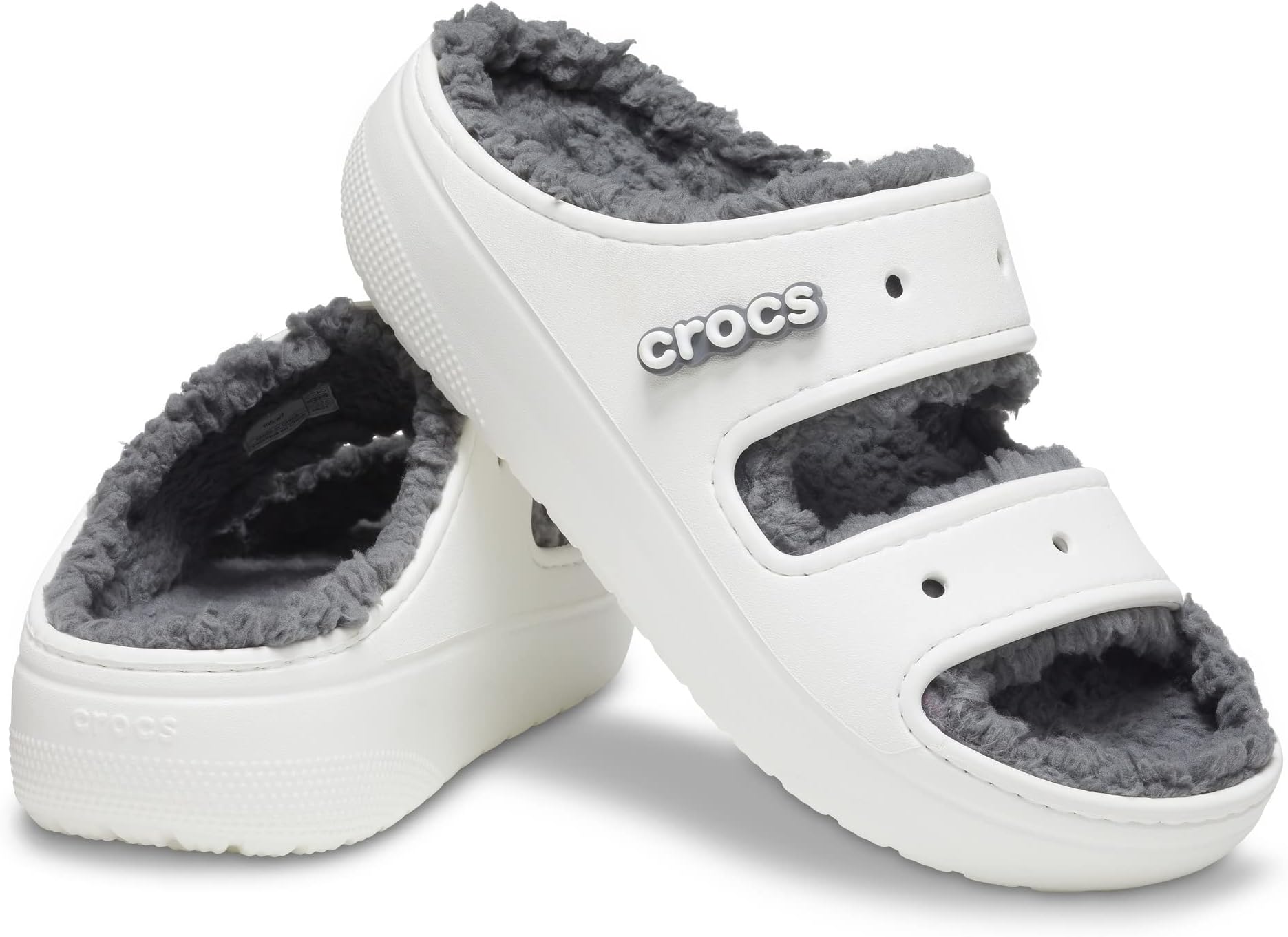 Сандалии на плоской подошве Classic Cozzzy Sandal Crocs, белый