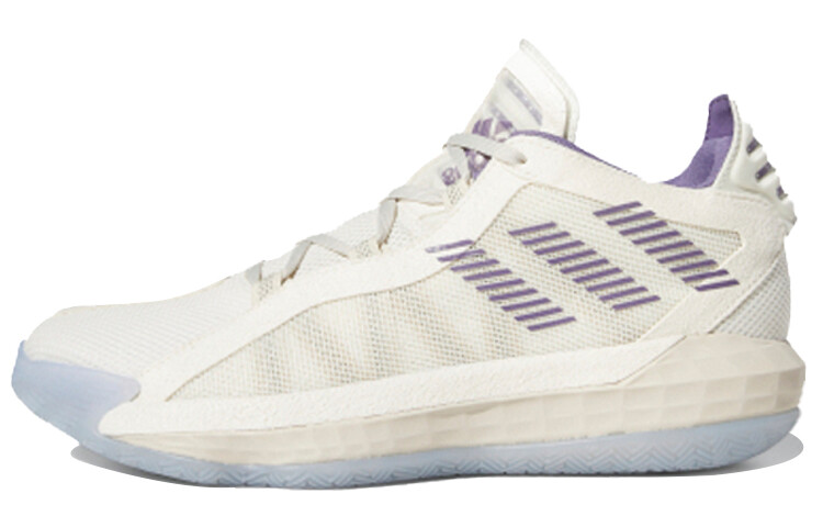 

Мужской баскетбольные кроссовки Adidas D lillard 6 Белый/Фиолетовый
