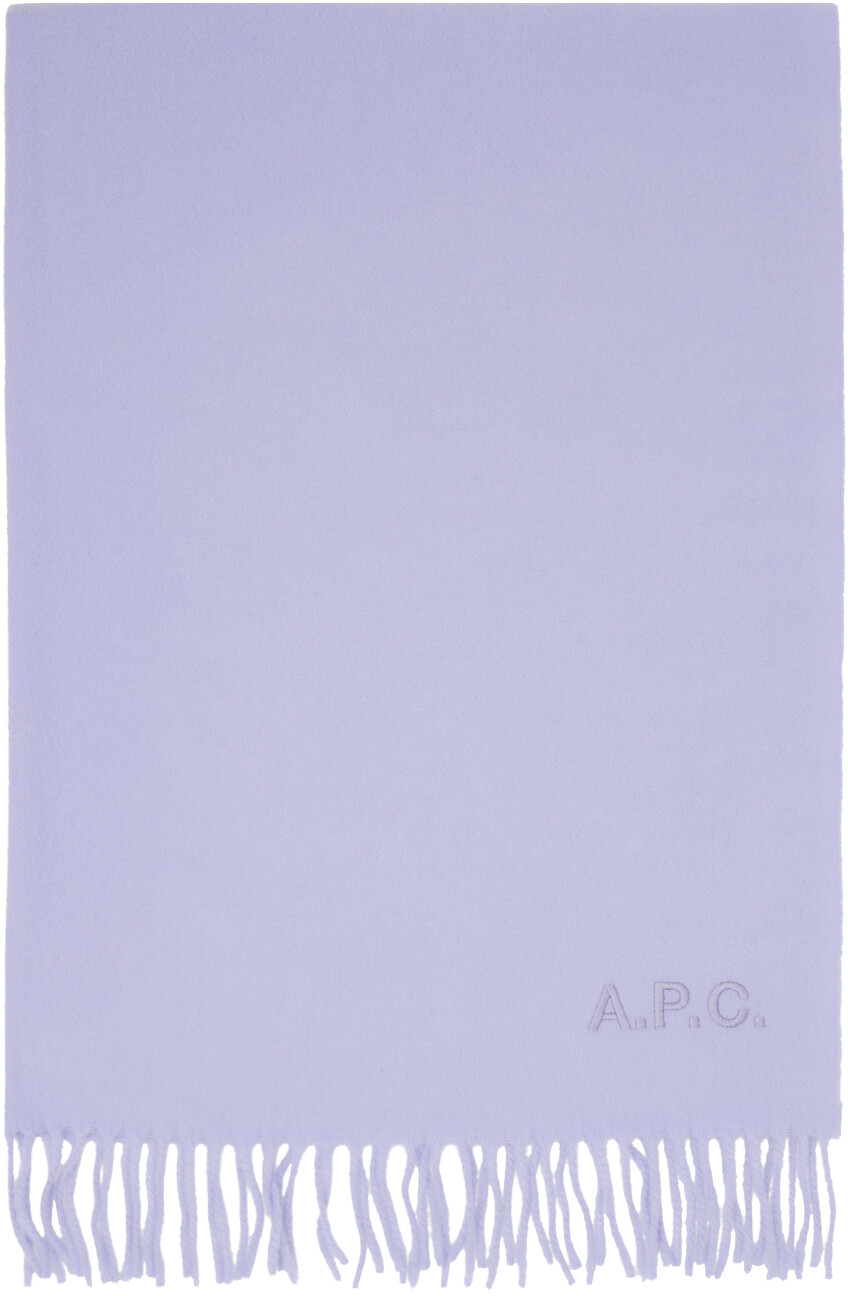 

Пурпурный шарф с амбруазом A.P.C.