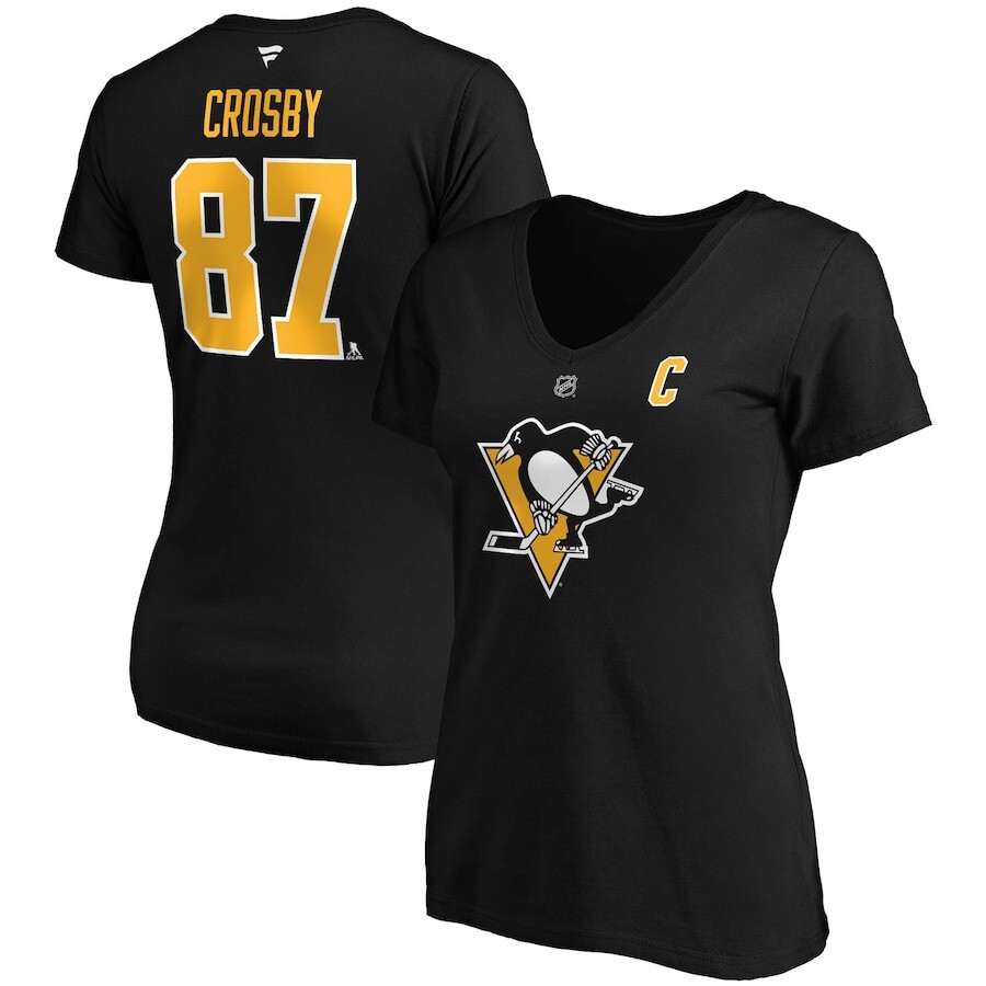 

Футболка с коротким рукавом Fanatics Branded Pittsburgh Penguins, черный