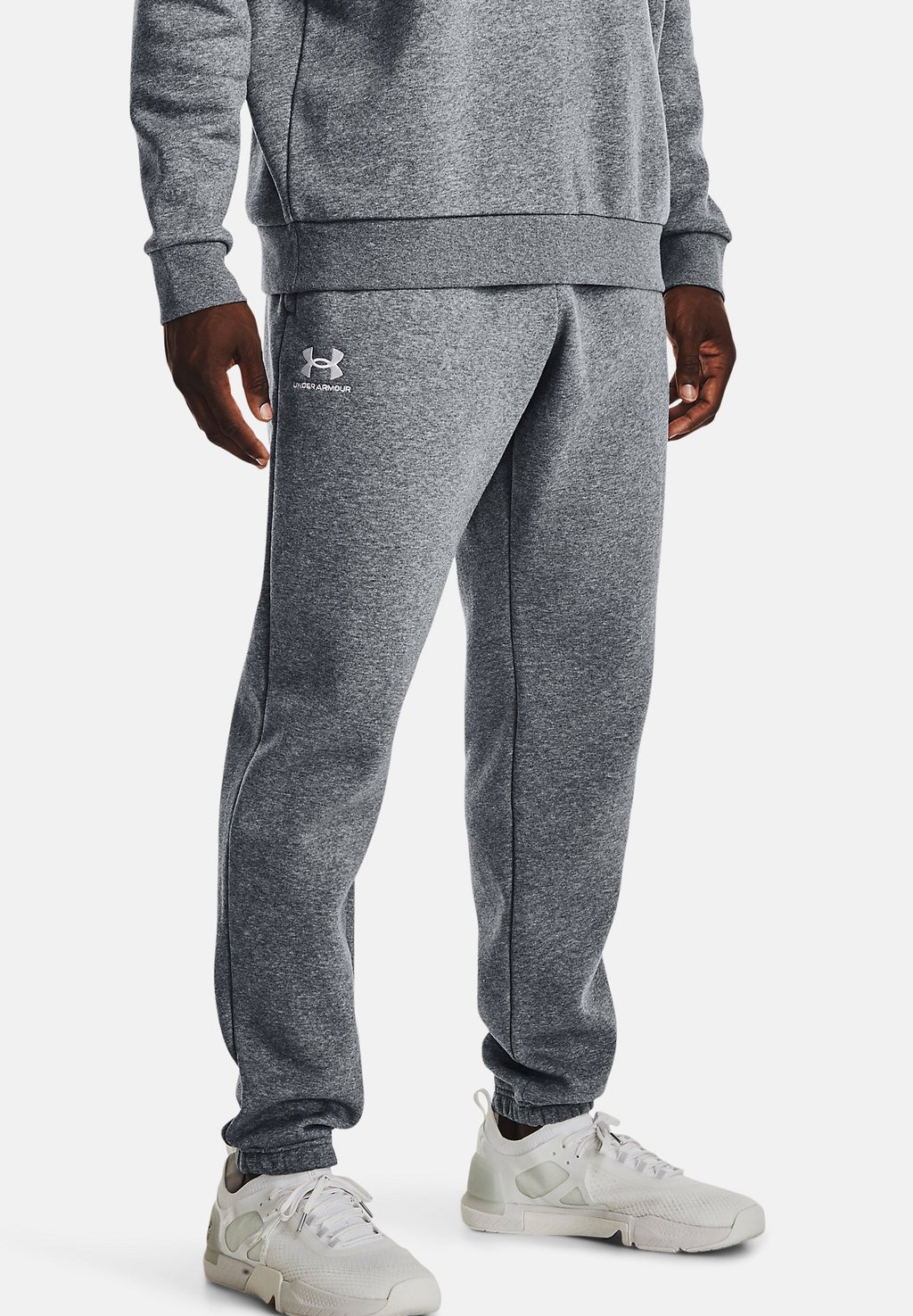 

Спортивные брюки ESSENTIAL JOGGER Under Armour, темно-серый, средний вереск / / белый