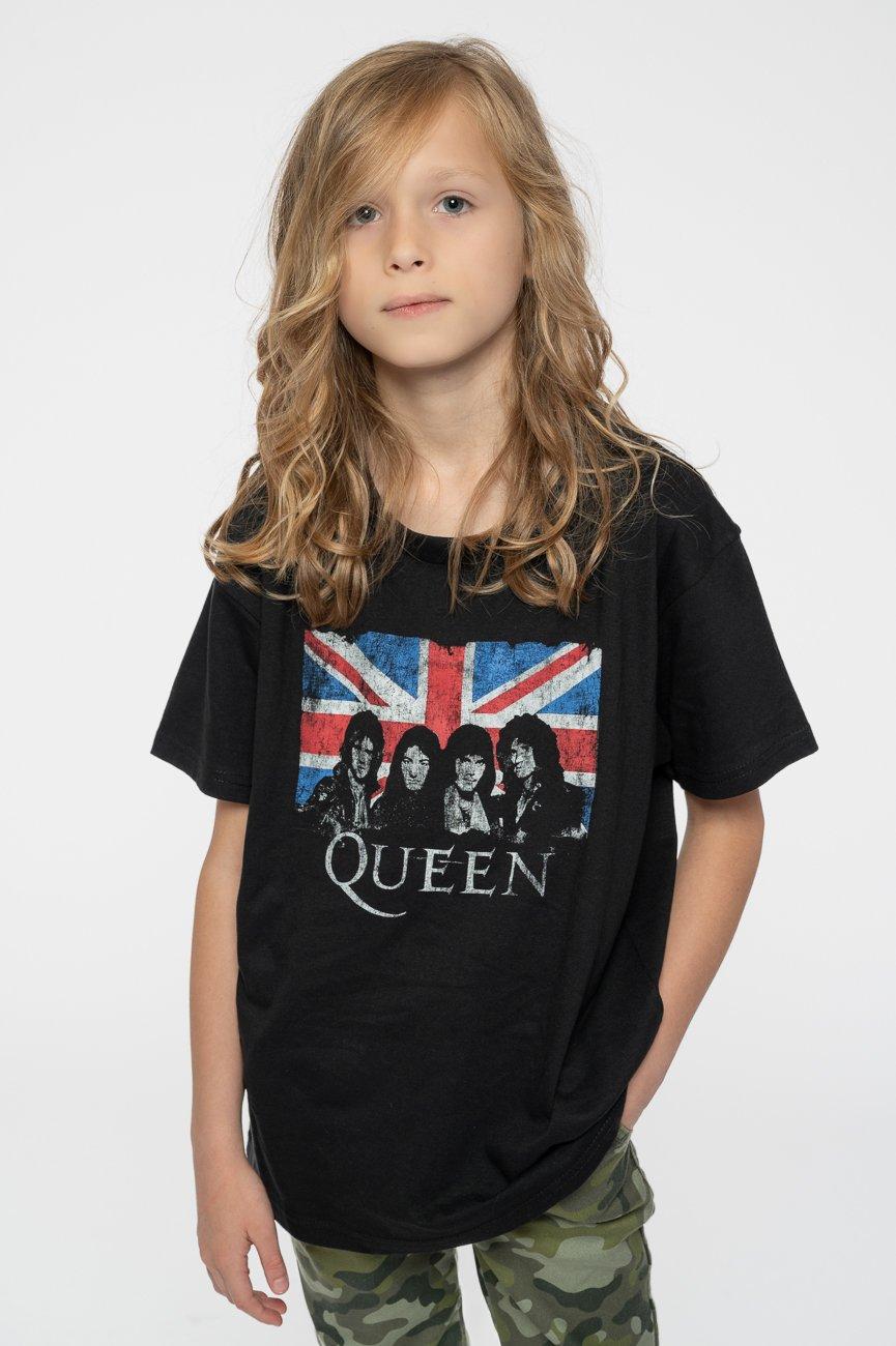 Винтажная футболка с Юнион Джеком Queen, черный футболка inextenso удобная на 12 лет новая