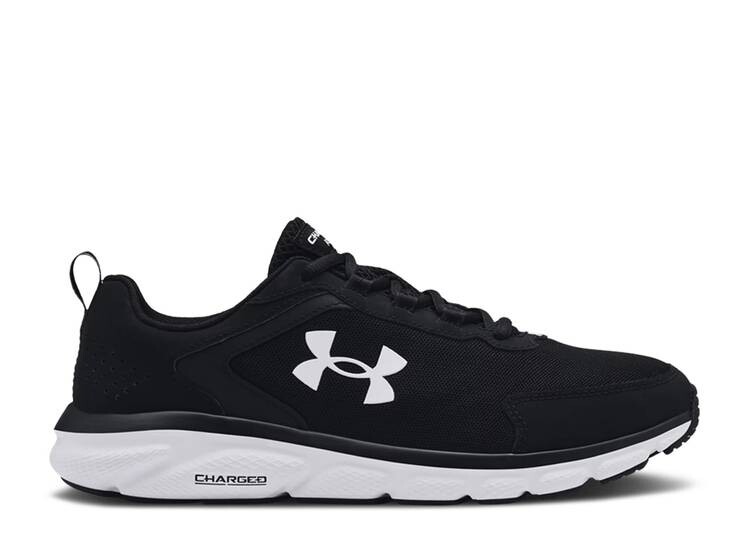 

Кроссовки Under Armour CHARGED ASSERT 9 4E WIDE 'BLACK WHITE', черный