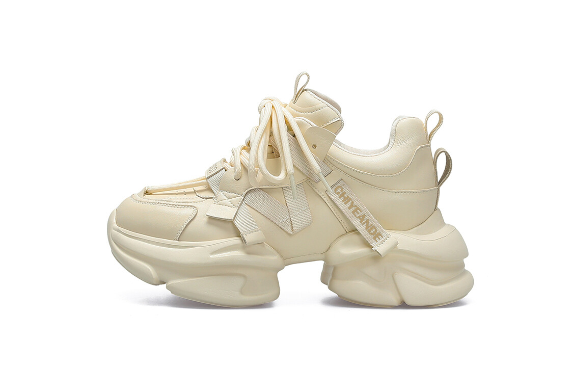 

Кроссовки CHIYEANDE Chunky Sneakers Women's Low-top, цвет Off White