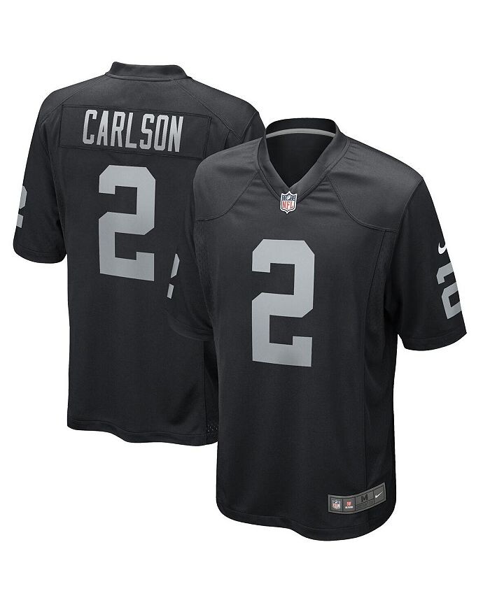 

Мужская черная майка игрока Daniel Carlson Las Vegas Raiders Nike, черный