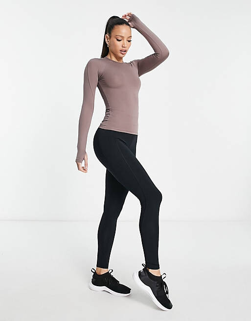 

Топ узкого кроя с длинными рукавами ASOS 4505 Tall Icon
