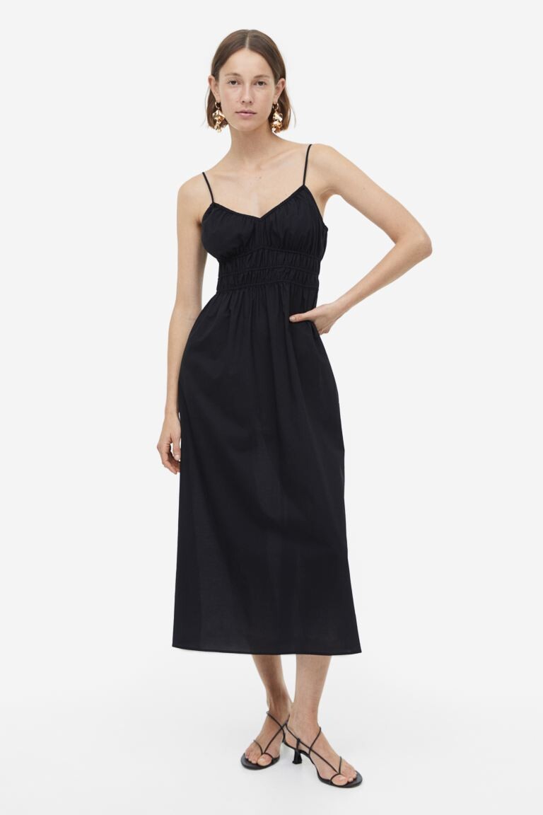 

Платье со сборками на резинке H&M