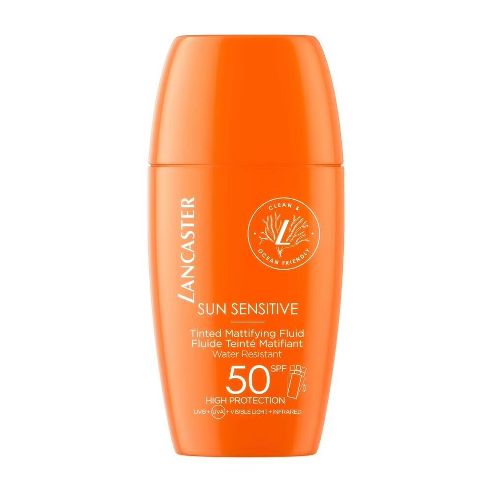 

Тонизирующий матирующий флюид для лица spf50 Lancaster Sun Sensitive, 30 мл