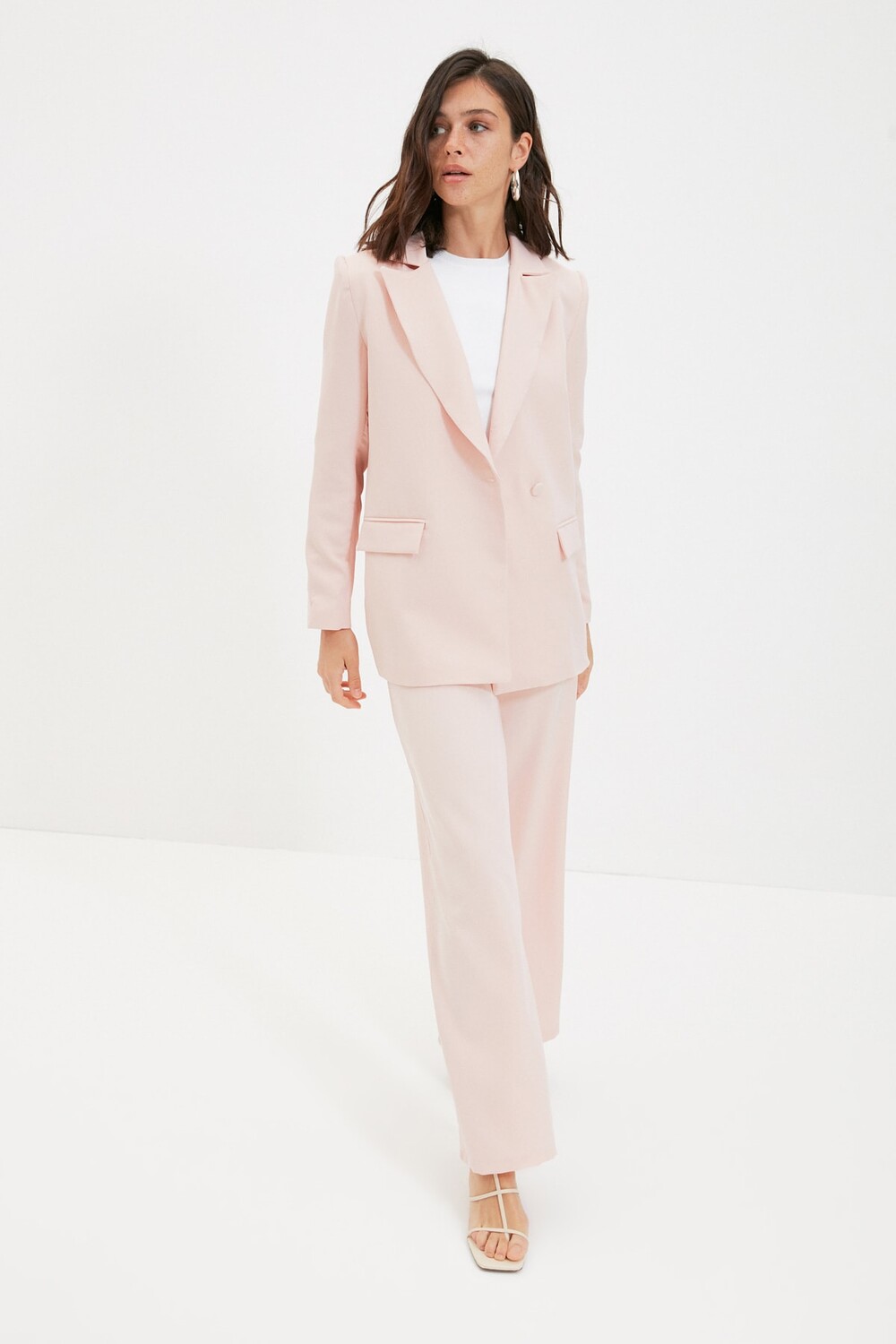 

Куртка - Розовый - Oversize Trendyol