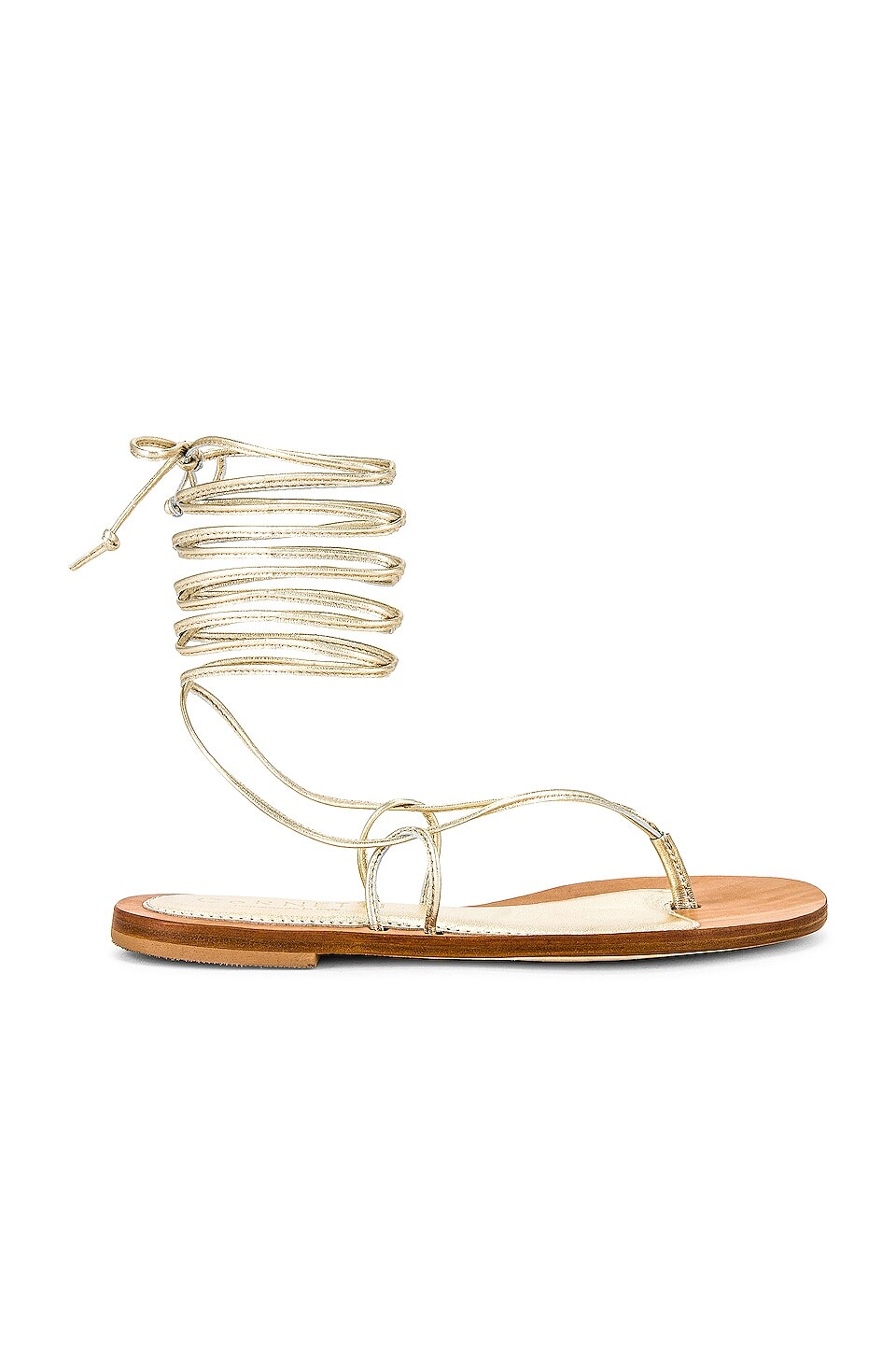 

Сандалии CoRNETTI Lola Lace Up, золотой