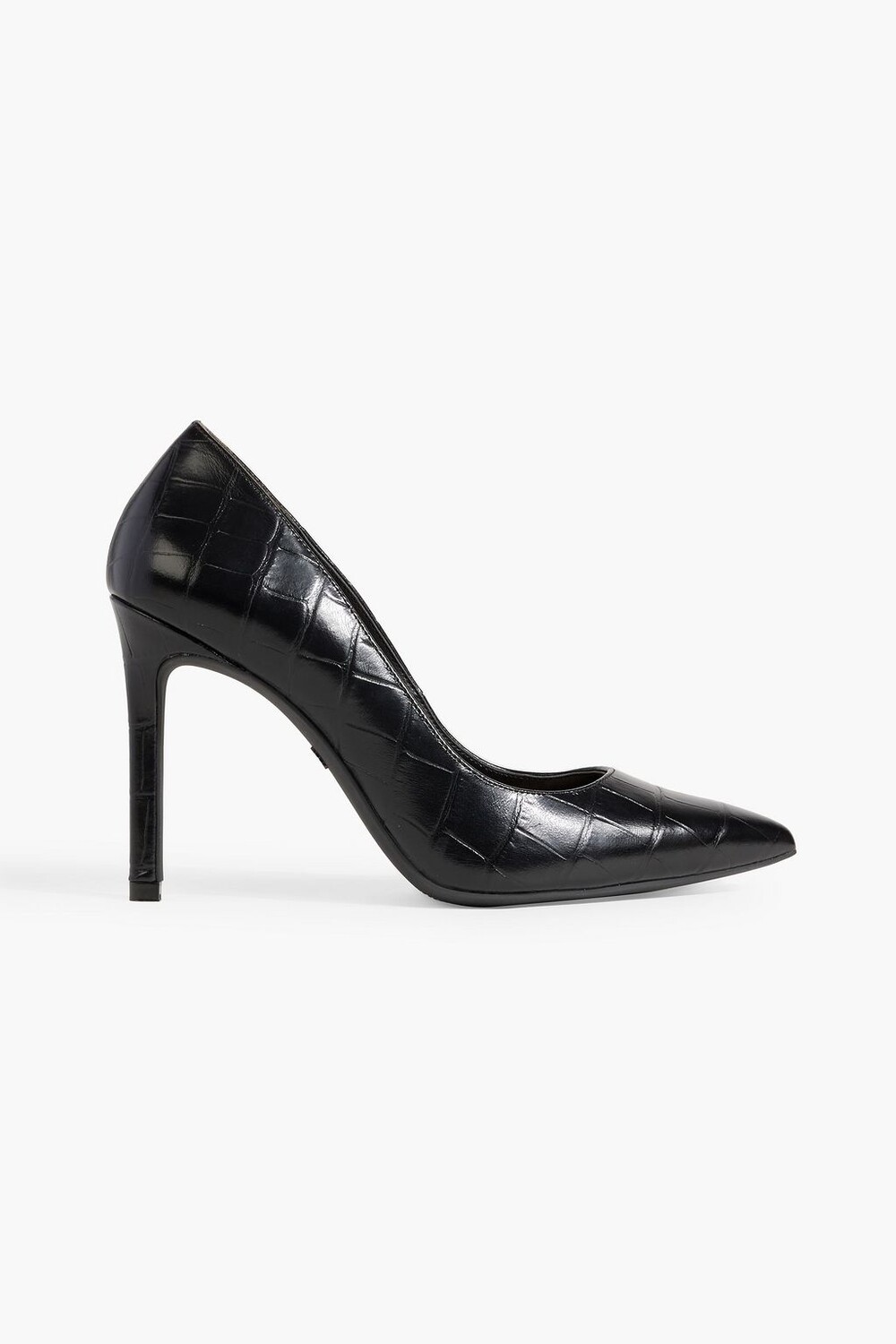 

Туфли Dancer 95 с тиснением под кожу крокодила STUART WEITZMAN, черный