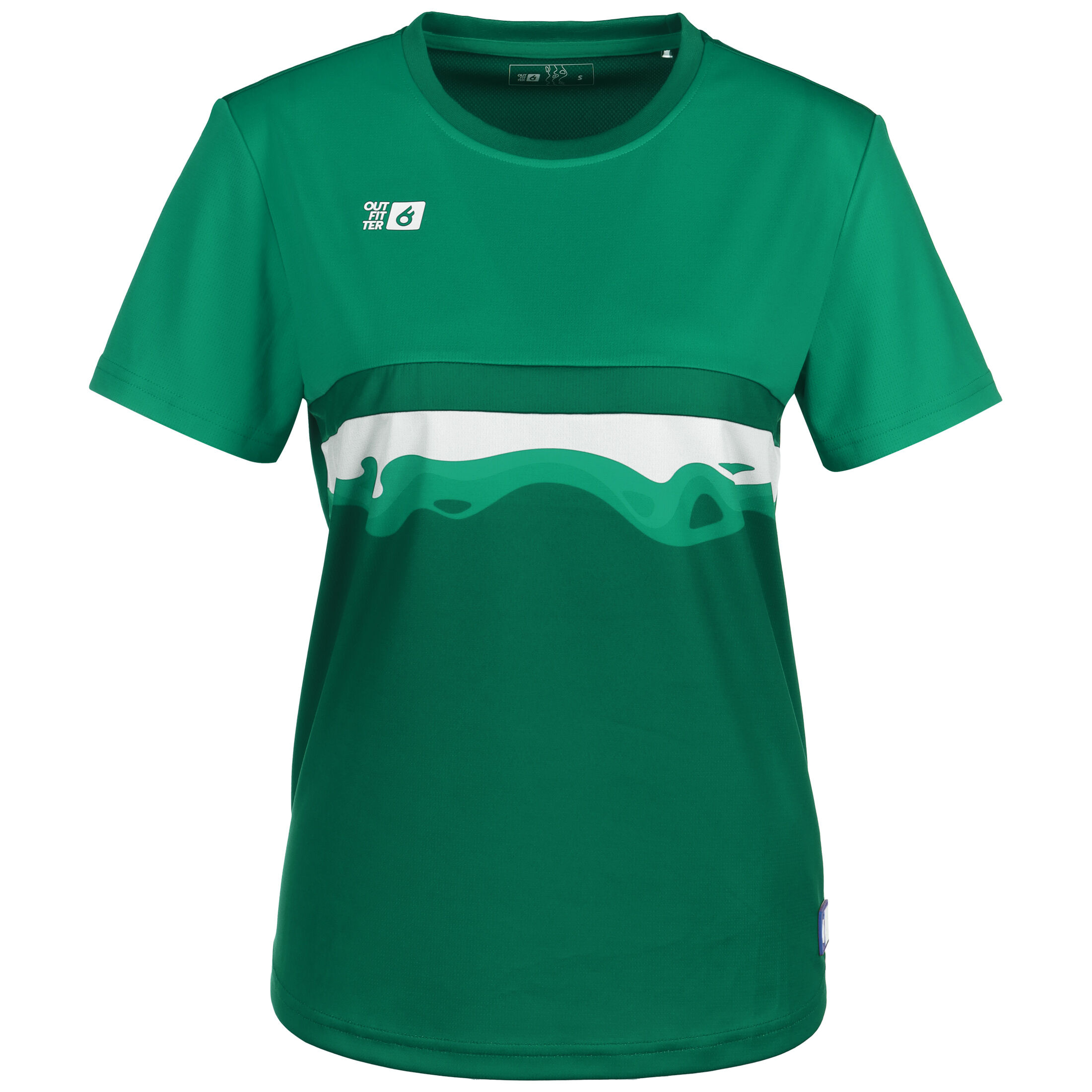 Спортивная футболка OUTFITTER Trikot OCEAN FABRICS TAHI, зеленый
