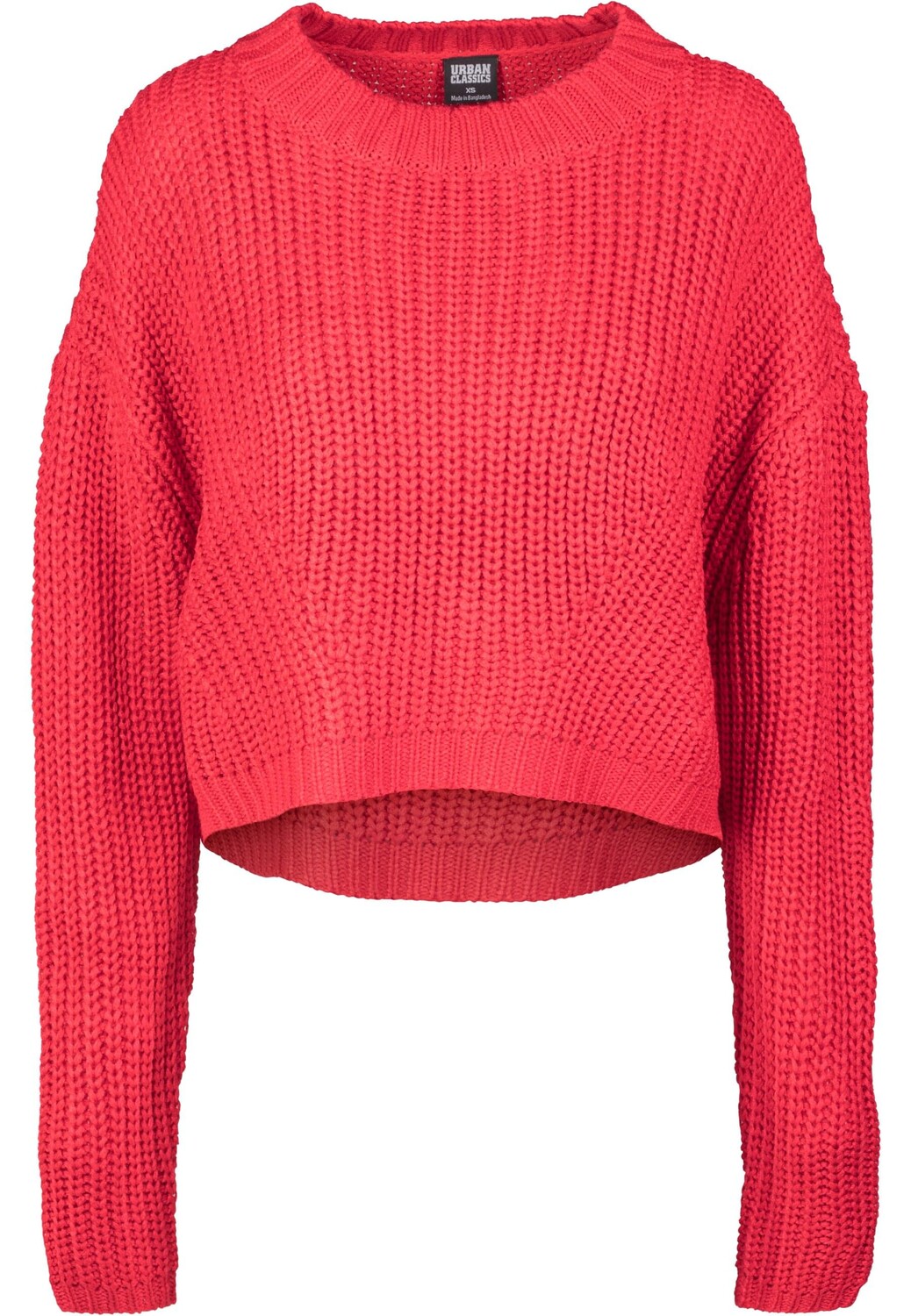 

Свитер Urban Classics Gestrickter Rundhalsausschnitt, красный