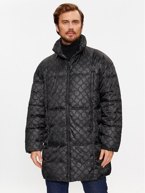 

Зимняя куртка стандартного кроя Trussardi, черный
