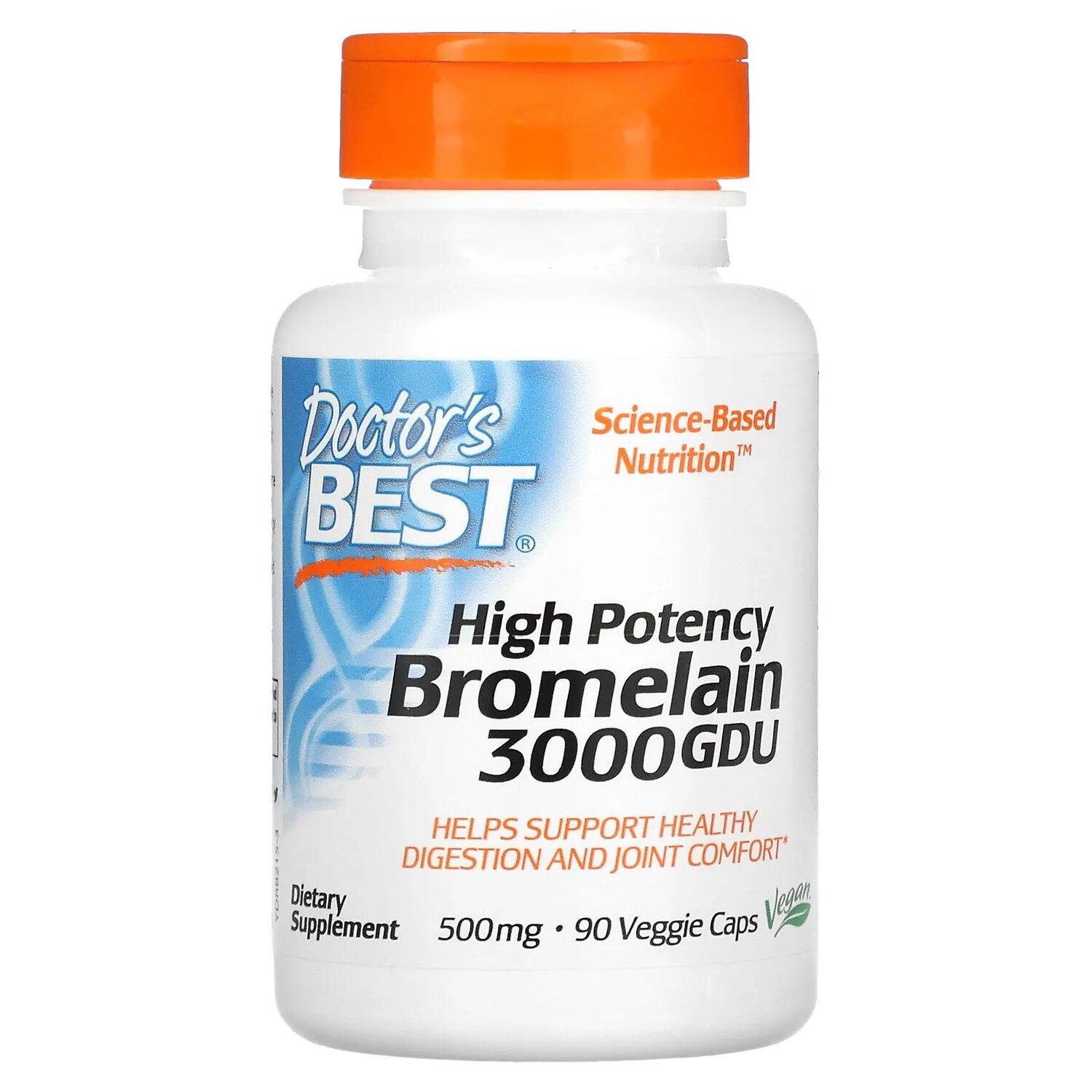 

Doctor's Best High Potency Bromelain 3000 GDU 500 mg 90 Veggie Caps