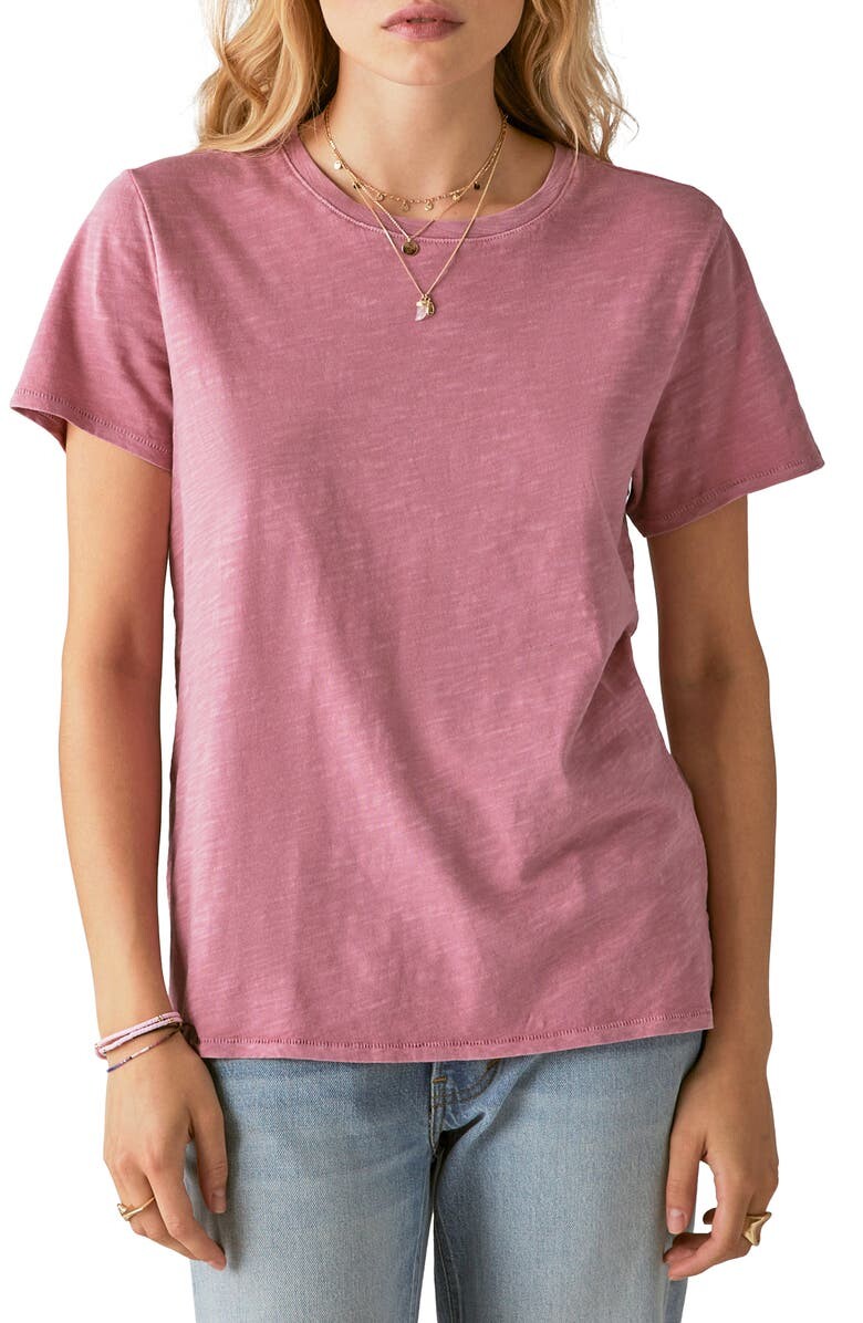 

Классическая хлопковая футболка Slub LUCKY BRAND