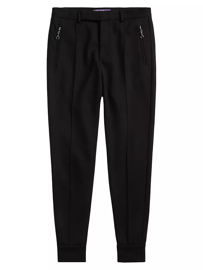 

Брюки Шамони из шерсти и хлопка Ralph Lauren Purple Label, черный