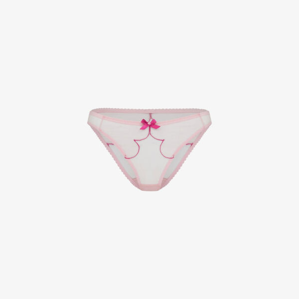 

Сетчатые трусы Lorna с бантом Agent Provocateur, розовый