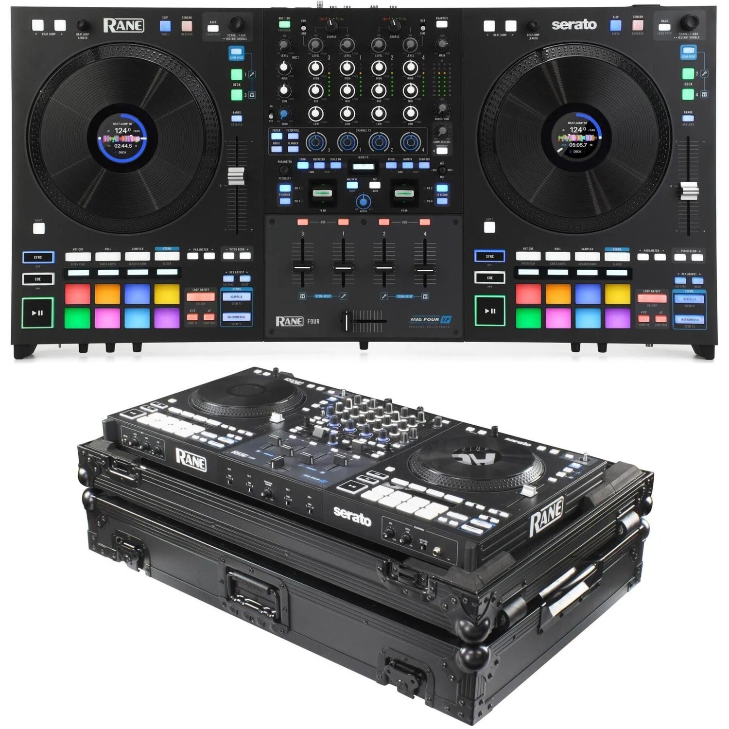 

Новый 4-канальный DJ-контроллер Rane Four и кейс на колесиках Odyssey Black Label