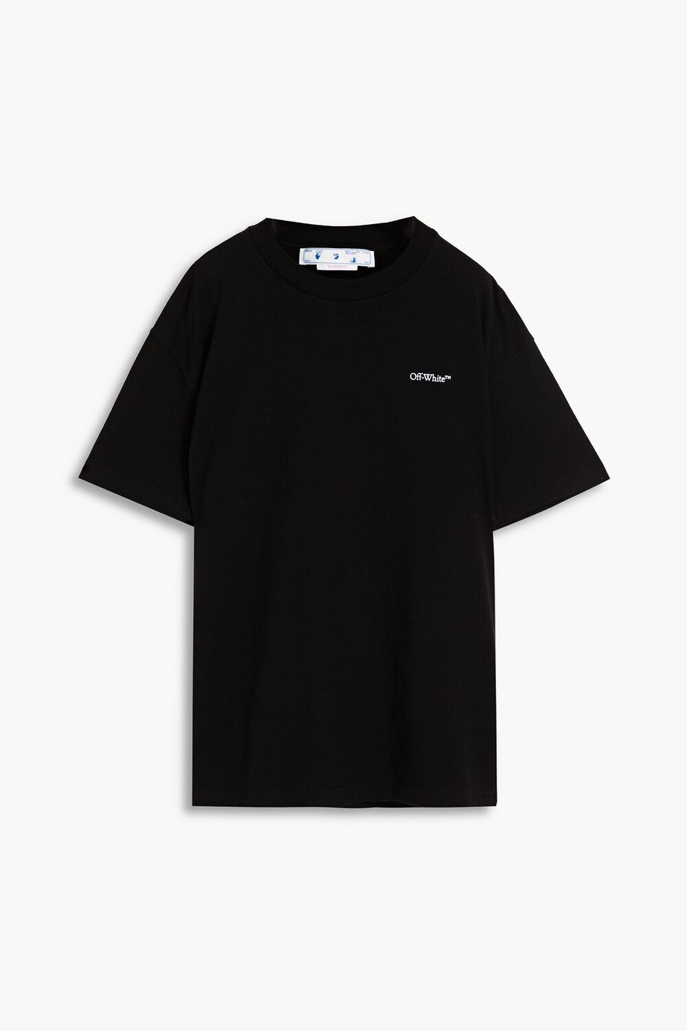 

Футболка из хлопкового джерси с принтом Off-White, черный