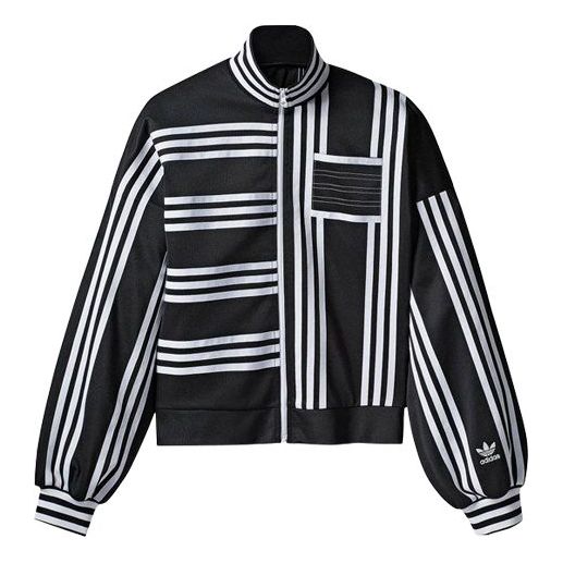 Куртка (WMNS) adidas originals By Ji Won Choi Tracktop Black/White, черный