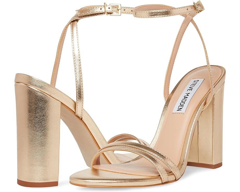 

Туфли Steve Madden Candid Heeled Sandal, цвет Gold Leather